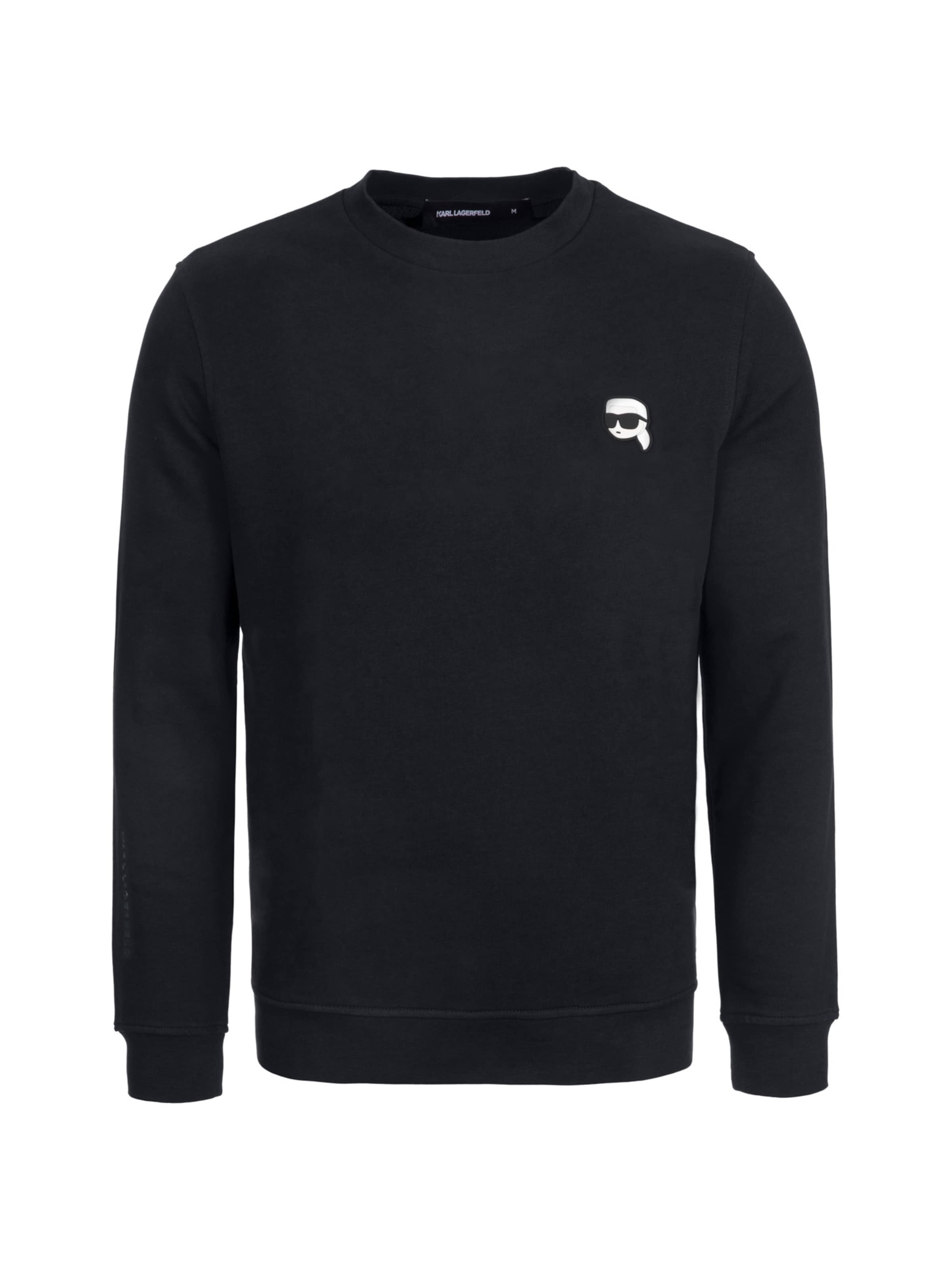 Karl Lagerfeld Sweatshirt em azul escuro / branco, Vista do artigo