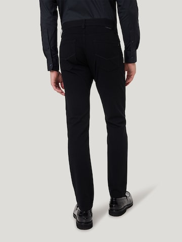 PIERRE CARDIN Slimfit Hose Lyon tapered in Slim Fit in Schwarz