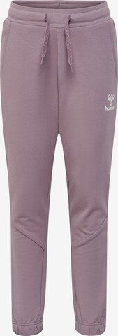 Hummel Tapered Hose 'NUTTIE' in Lila: predná strana