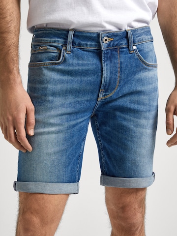 Pepe Jeans Regular Shorts in Blau