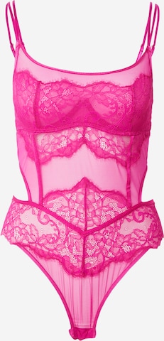 Hunkemöller - Body 'Coeshi' em rosa: frente