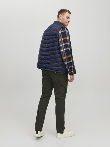 Jack & Jones Plus Vest in Blue