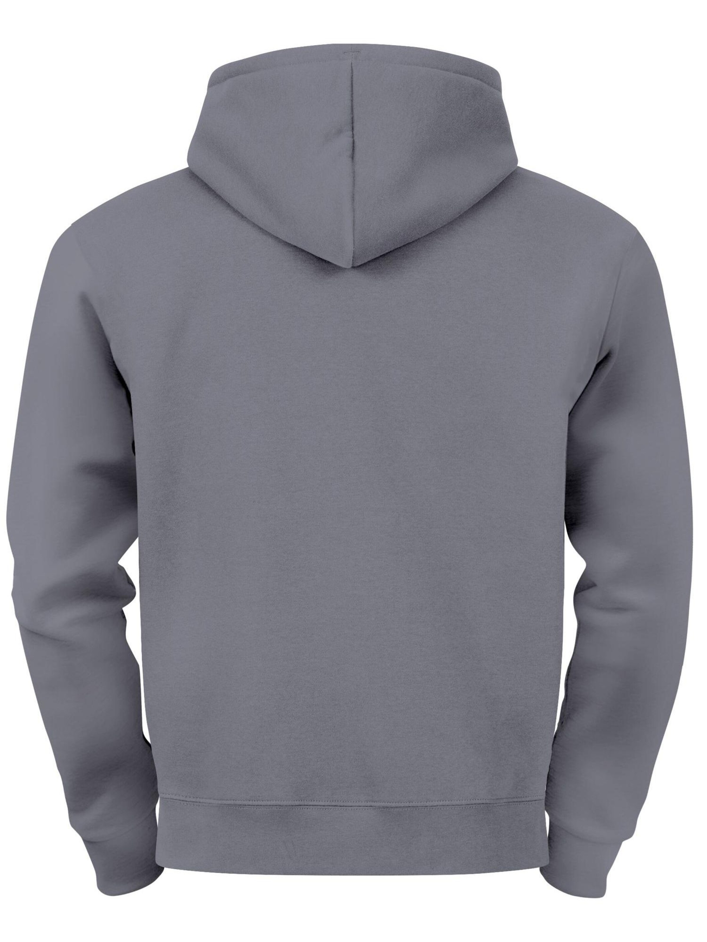 Neverless Zip-Up Hoodie 'Valhalla' in Grey