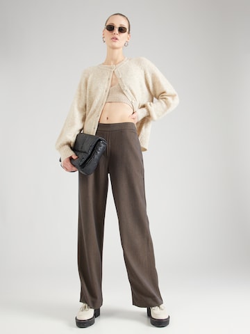 MSCH COPENHAGEN Wide leg Pants 'Henrika' in Brown