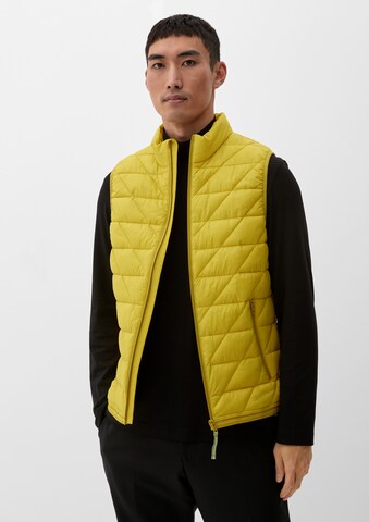 s.Oliver Vest in Yellow: front