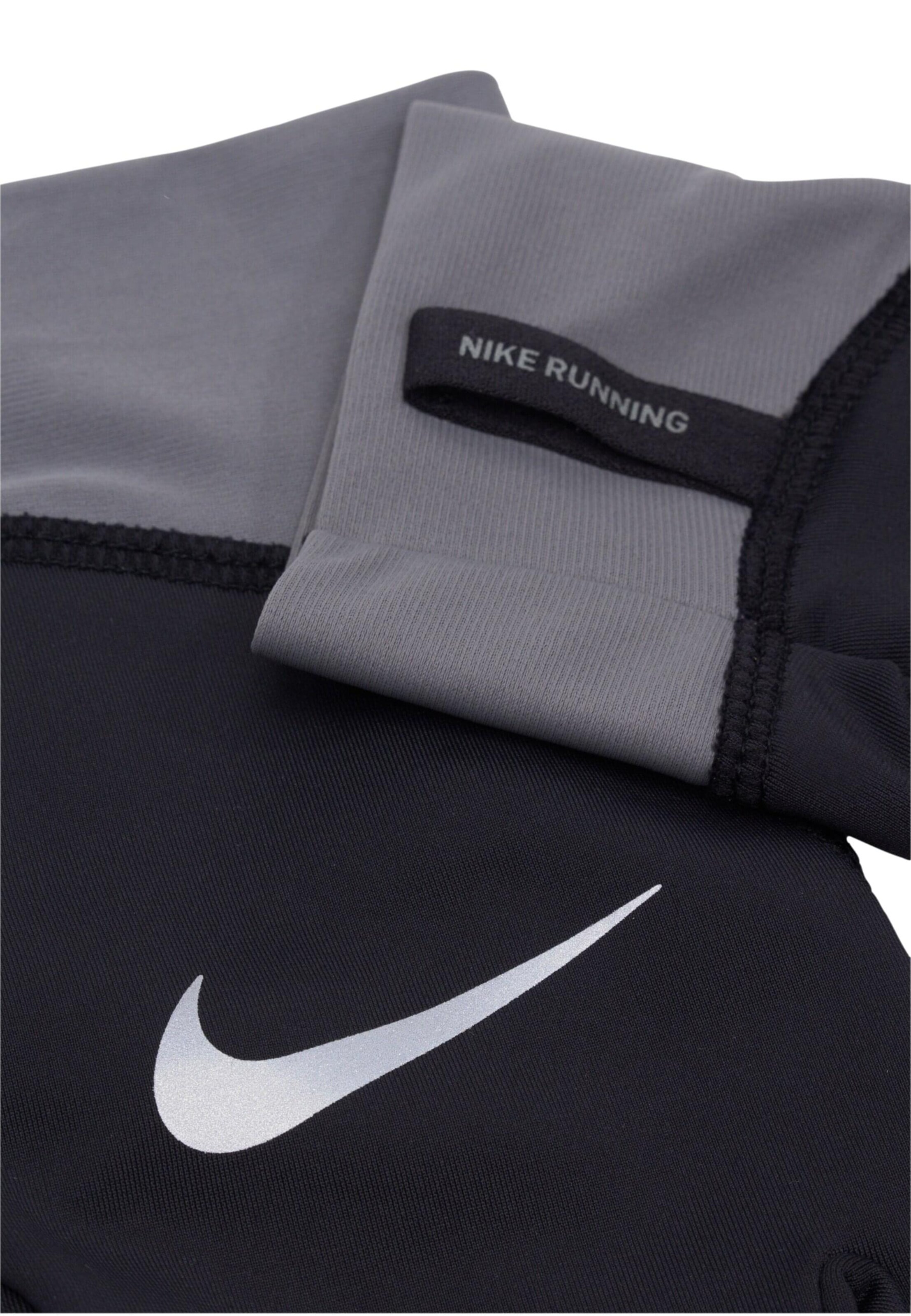 NIKE Athletic Gloves 'Pacer' in Black