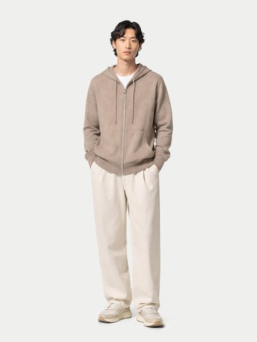 GOBI Cashmere Kofta 'Men's Zip-Up Cashmere Hoodie' i grå