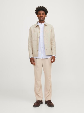 JACK & JONES Slim fit Between-Season Jacket 'Riviera' in Beige