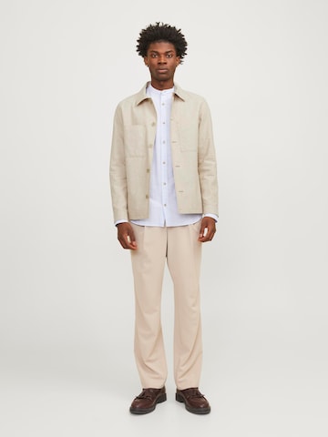 JACK & JONES Slim fit Between-Season Jacket 'Riviera' in Beige