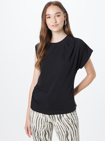 IRO - Camiseta 'CHARRON' en negro: frente