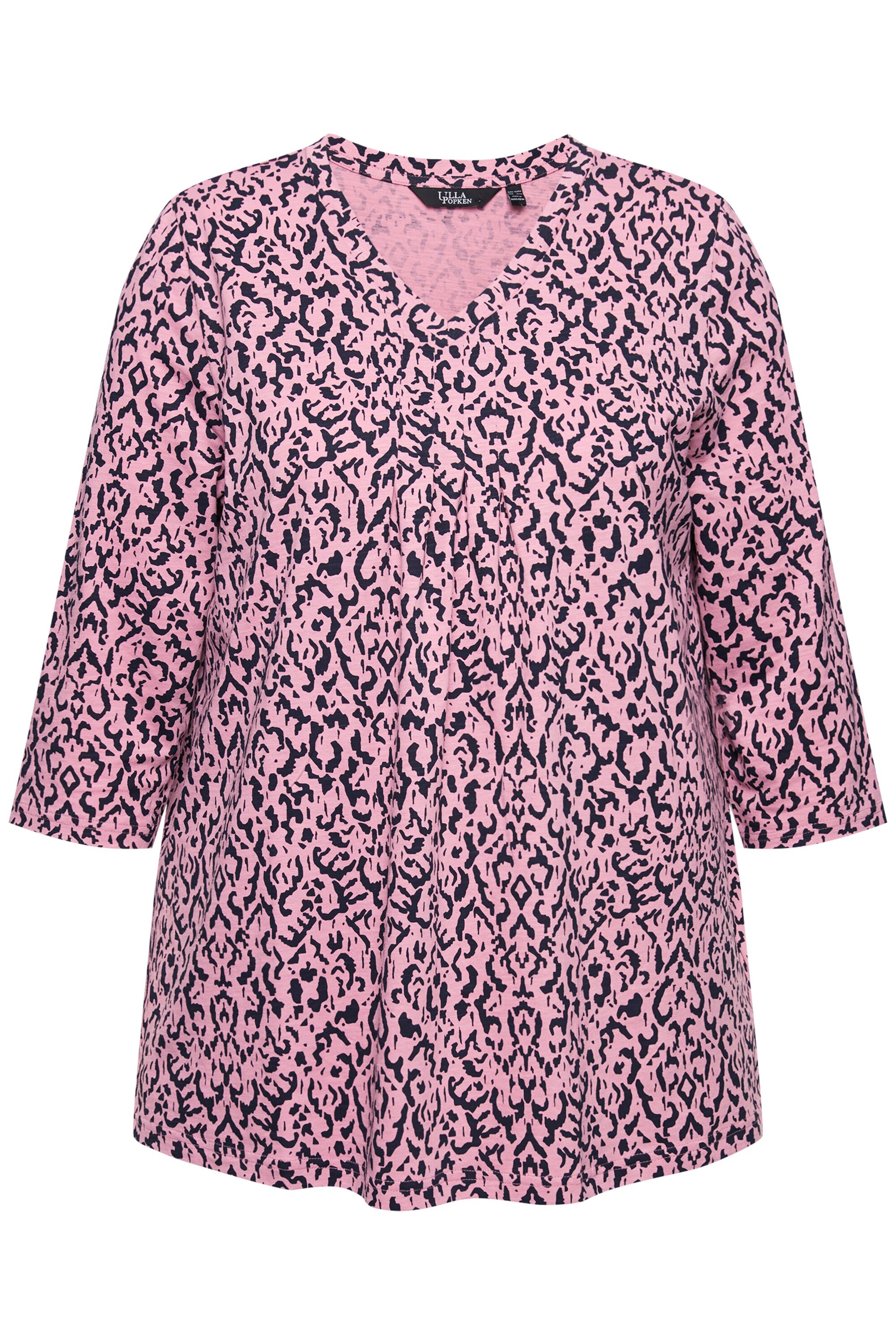 Ulla Popken Shirt in Roze: voorkant