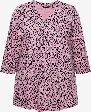 Ulla Popken Shirt in Pink: Vorderseite