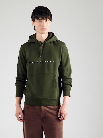 JACK & JONES Tréning póló 'JJEStar' - zöld: elől