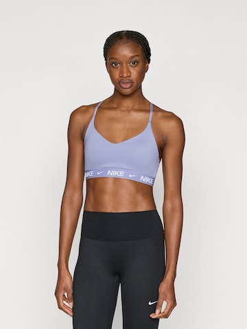 NIKE Bustier Sport bh 'INDY' in Lila: voorkant