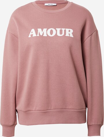 ABOUT YOU Sweatshirt 'Francesca' in Roze: voorkant