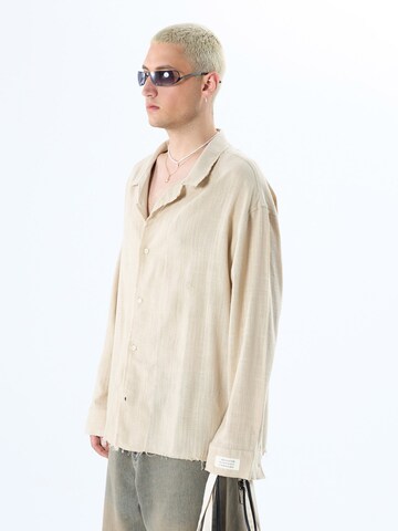 VAMOS CLO Comfort fit Overhemd in Beige