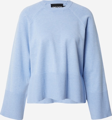 Pull-over 'MADE' PIECES en bleu : devant