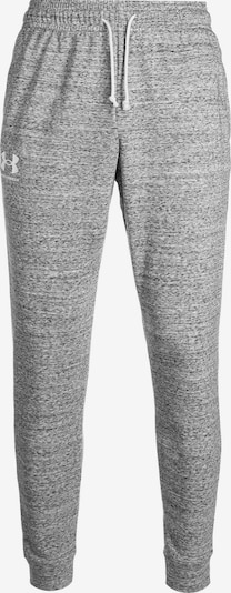 UNDER ARMOUR Workout Pants 'Rival Terry' in mottled grey, Item view
