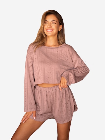 Cupshe Pyjama in Pink: Vorderseite