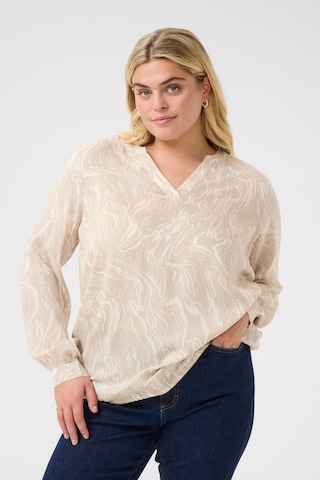 KAFFE CURVE - Blusa 'KCDiana' em cinzento: frente