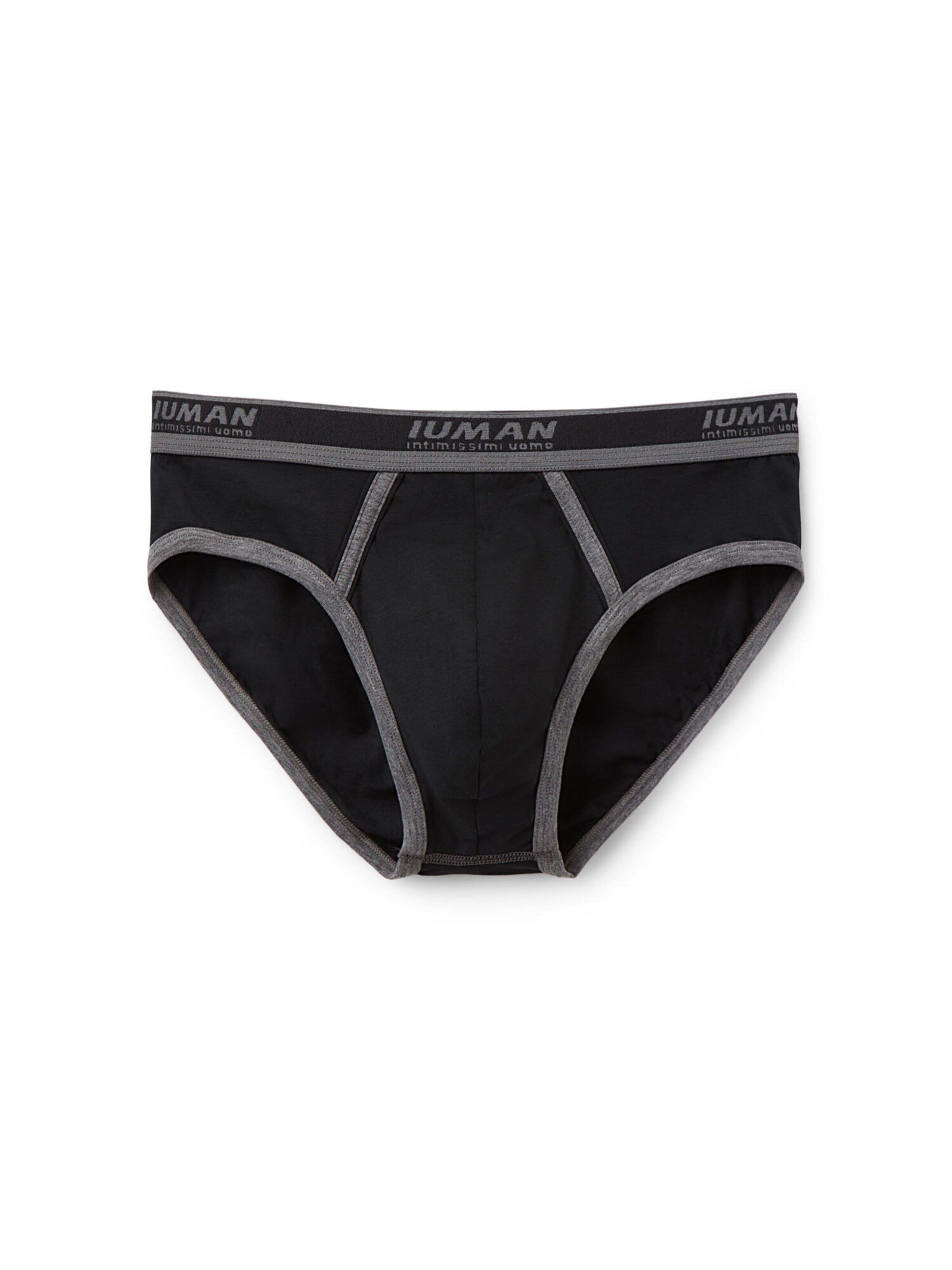 IUMAN Intimissimi Uomo Panty in Black: front