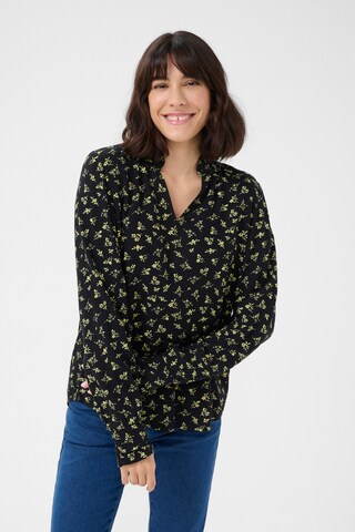 Kaffe Blouse 'Emine' in Zwart: voorkant