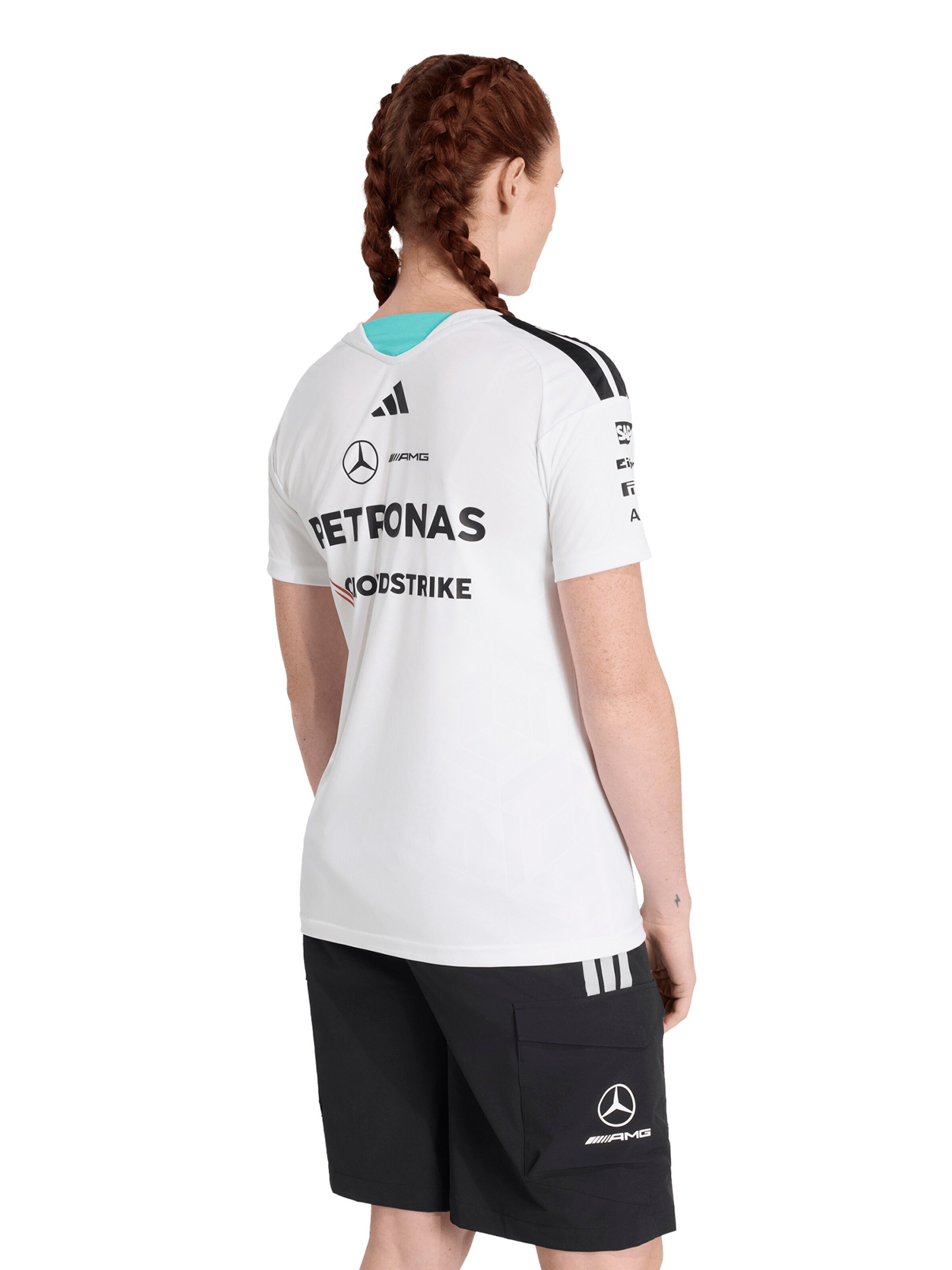 ADIDAS SPORTSWEAR Trikot 'Mercedes - Amg Petronas Formula 1 Team' – bílá