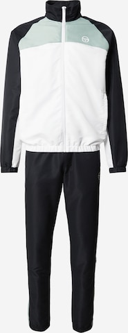 Sergio Tacchini Strój do biegania 'Metropolis' w kolorze czarny: przód