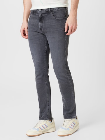 Coupe slim Jean 'LARSTON' WRANGLER en gris : devant