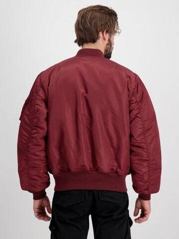 Veste mi-saison 'MA-1' ALPHA INDUSTRIES en rouge