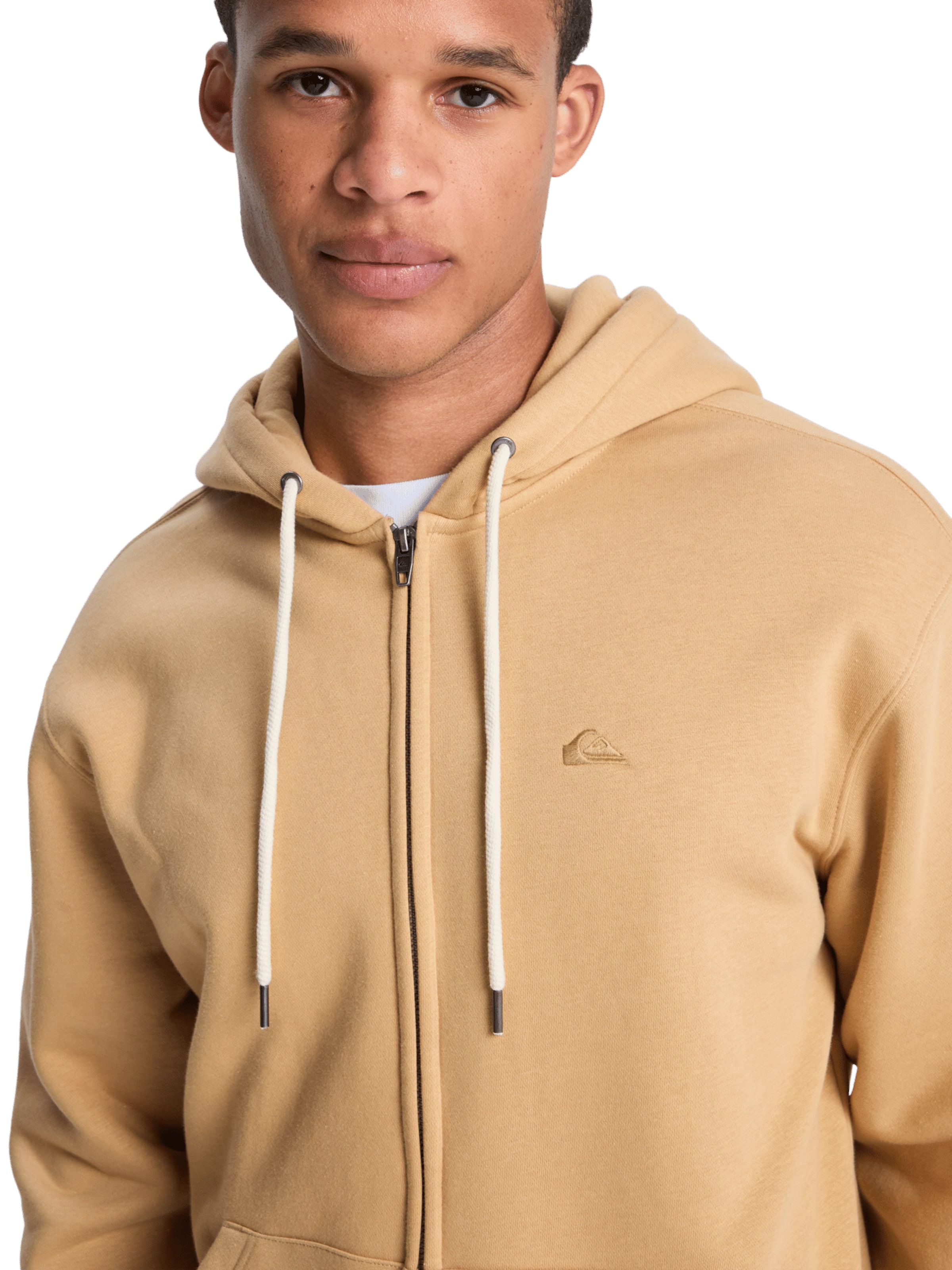 QUIKSILVER Sweatjacke in Beige