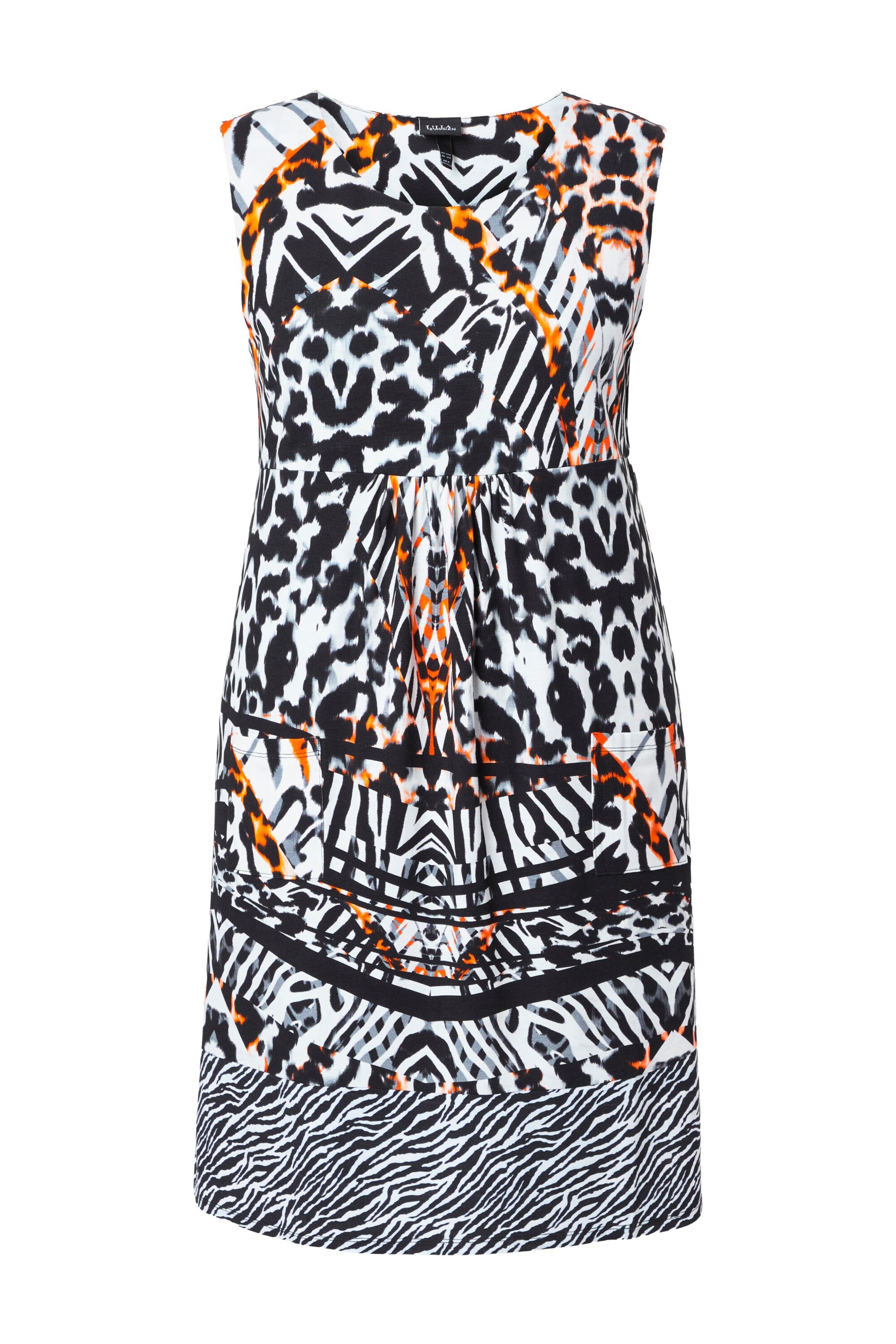 Ulla Popken Kleid in Schwarz: Vorderseite