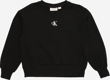 Calvin Klein Jeans Mikina – černá: přední strana