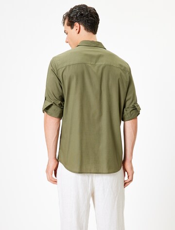 Koton Regular fit Button Up Shirt in Green