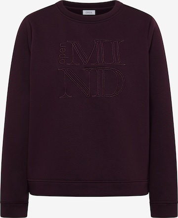 CECIL Sweatshirt in Rot: Vorderseite