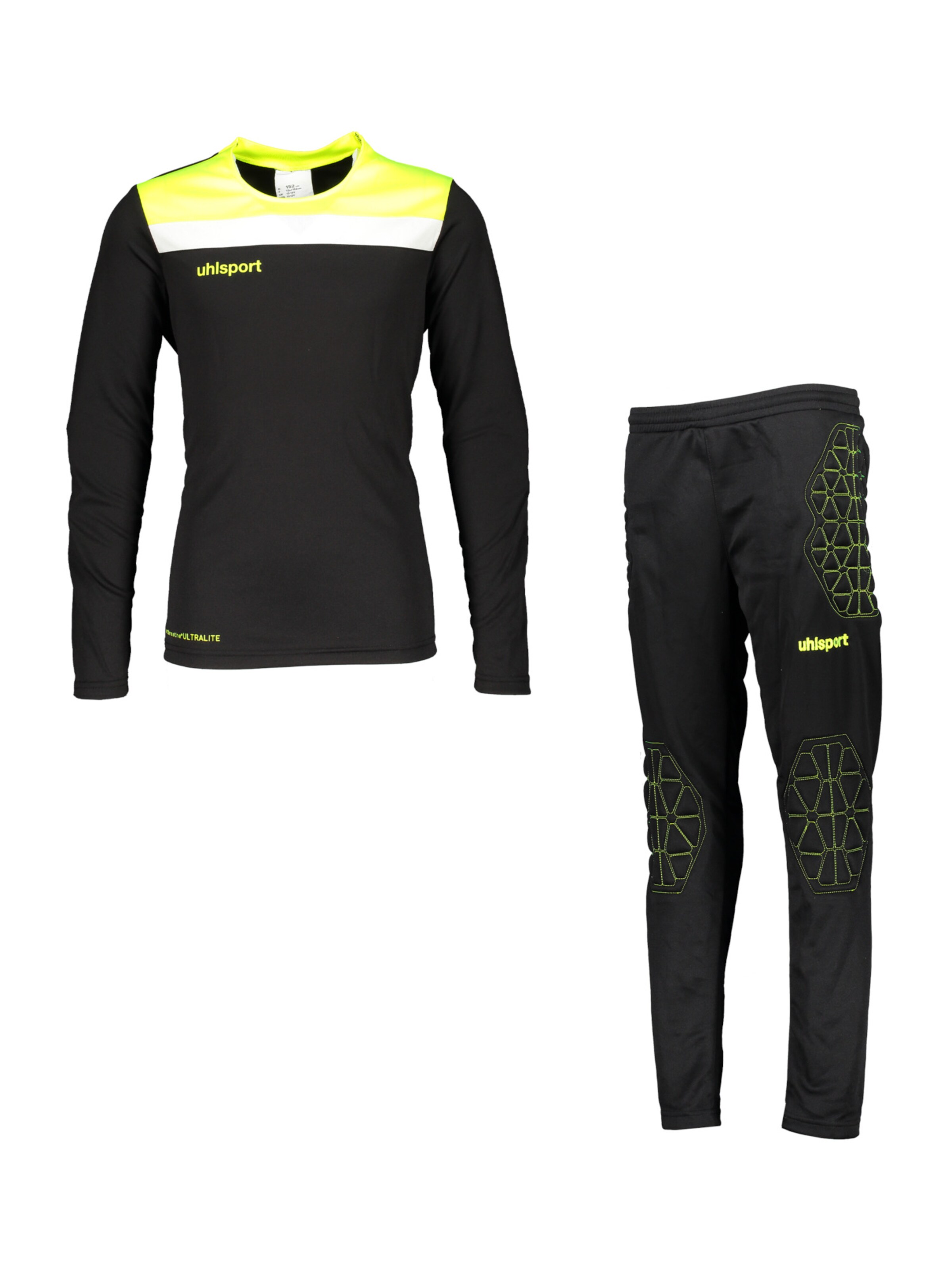 UHLSPORT Sports Suit in Black: front