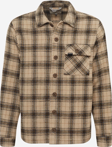 BLEND Button Up Shirt in Brown: front