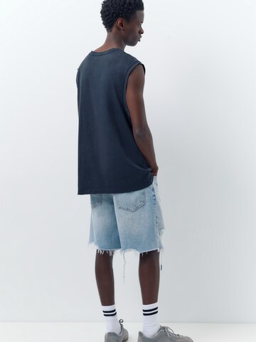 Pull&Bear Loosefit Jeans i blå