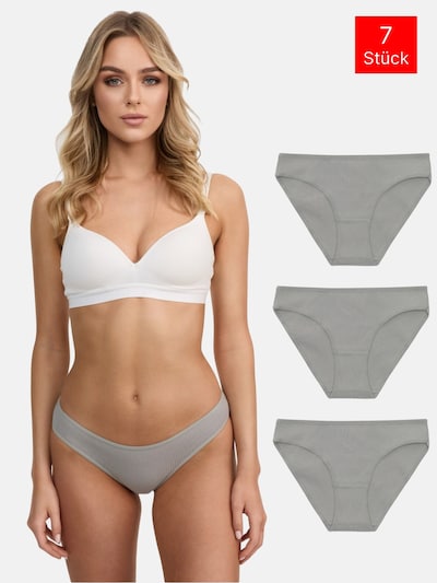 Tazzio Slip '3er-Pack F941' i XS i antracit, Produktvisning