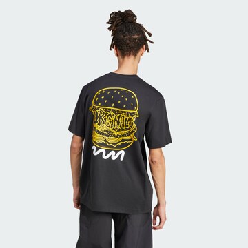 ADIDAS ORIGINALS Shirt in Black: front