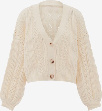 Cardigan aleva en beige : devant