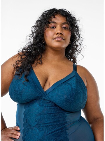 Shirtbody 'Rachel' Devoted by Zizzi en bleu