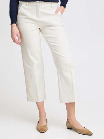regular Pantaloni con piega frontale ' VITA ' di Fransa in bianco: frontale