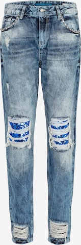 CIPO & BAXX Regular Jeans 'WD305' in Blauw: voorkant