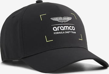 PUMA Sportcap 'PUMA x ASTON MARTIN ARAMCO F1® TEAM' in Schwarz: Vorderseite