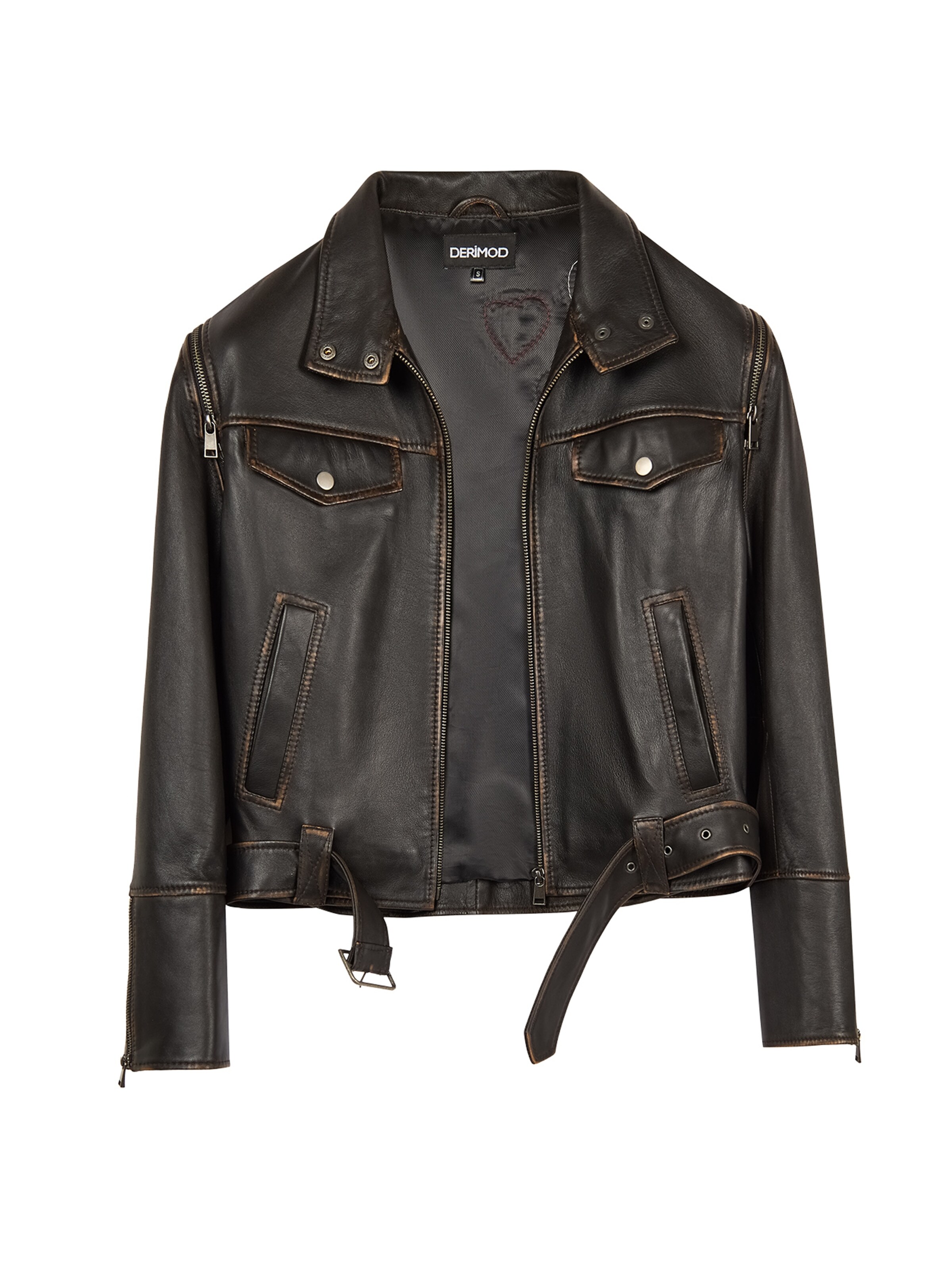 Veste mi-saison 'Nina' Derimod en noir