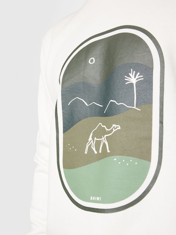 Shiwi Sweatshirt 'Sahara' in Wit