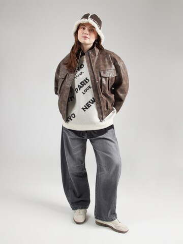 Vero Moda Curve - Jersey 'VMCNEWCITY' en beige