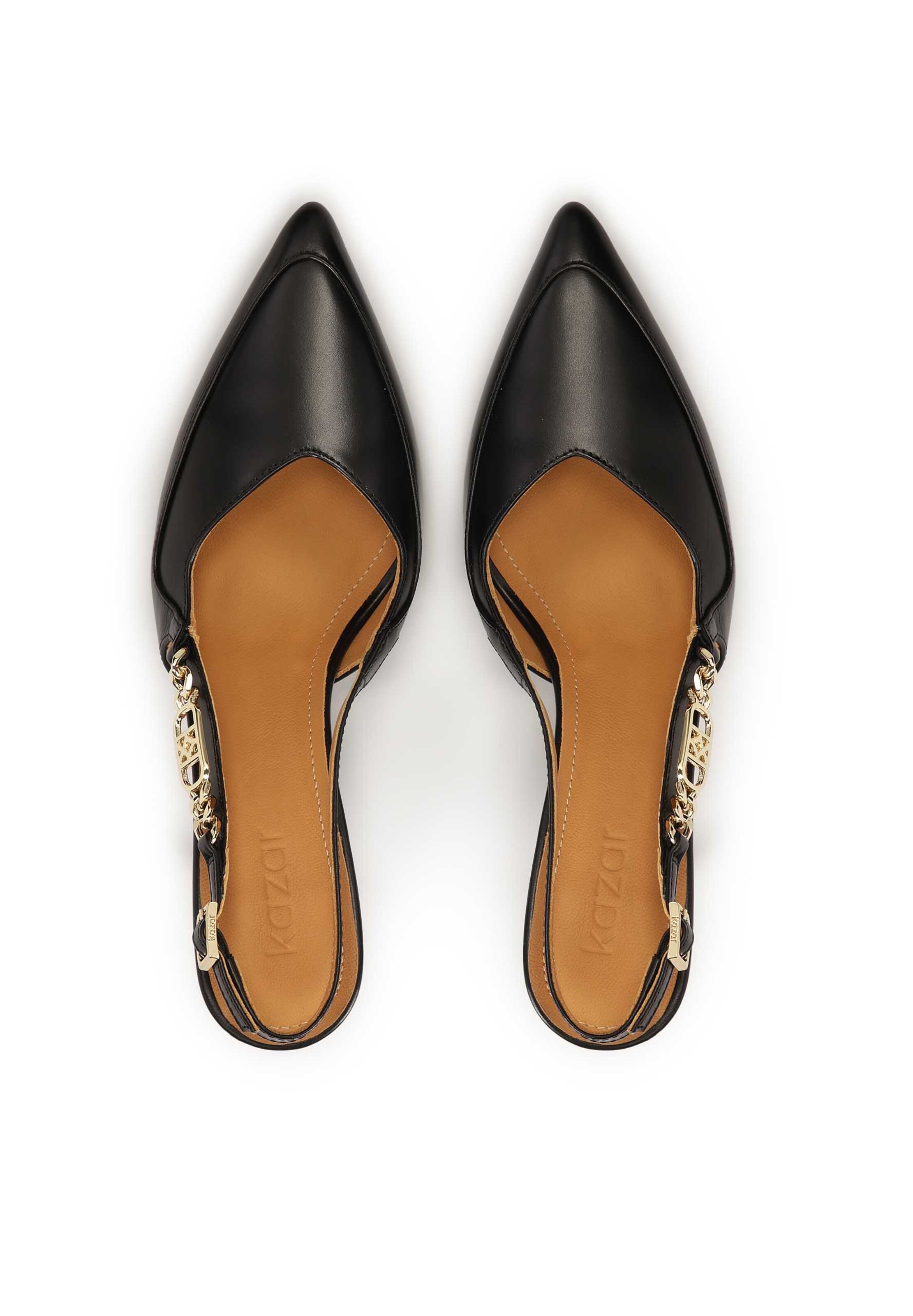 Kazar Lahtise kannaosaga kontsakingad, värv must