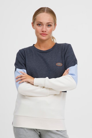 Oxmo Sweatshirt 'Trine' in Blau: predná strana